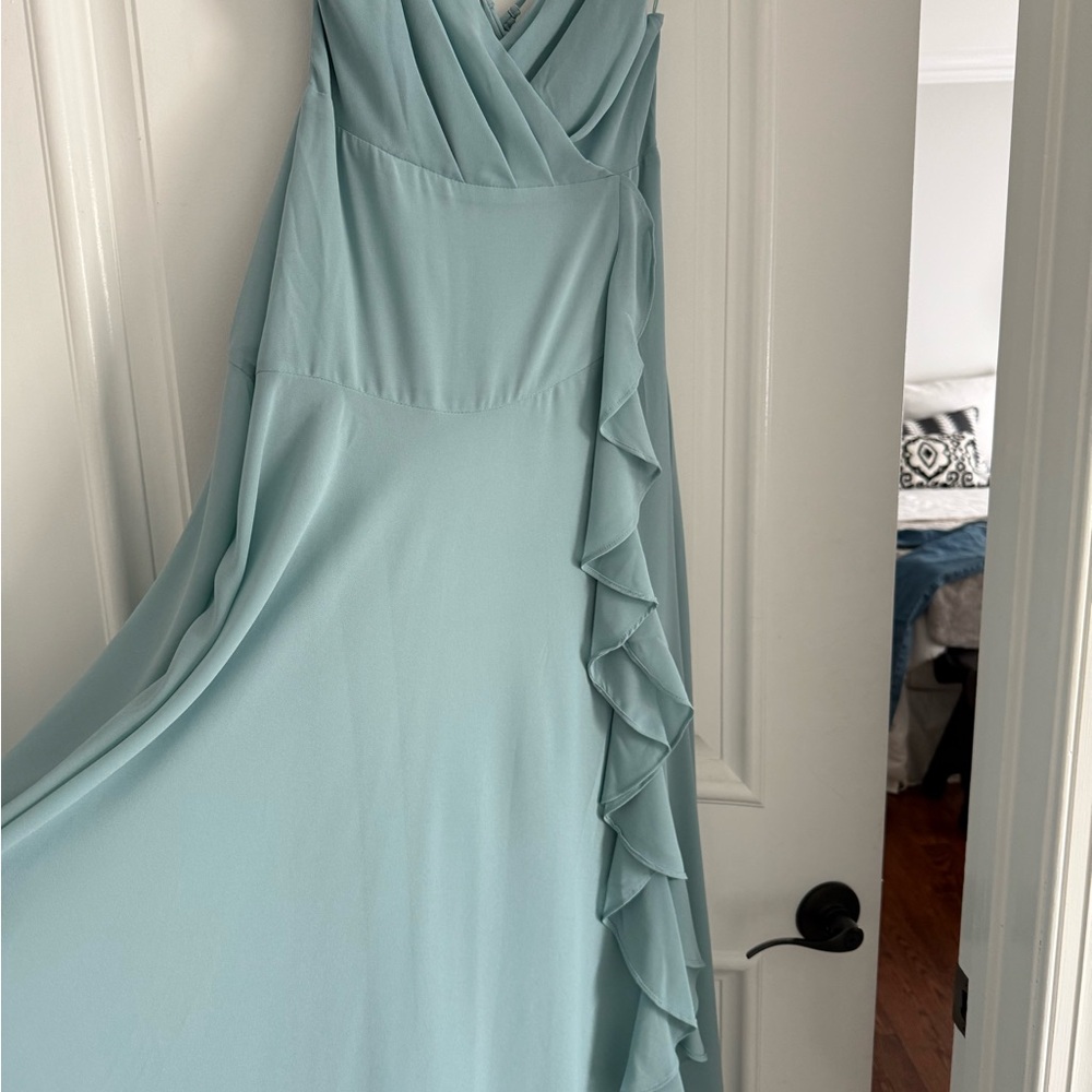 Elegant Blue Women's Dress